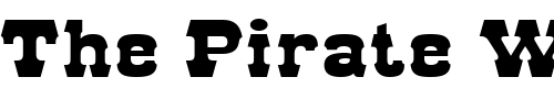 Font : Red-Dog-Saloon-Open-Fill Custom Text : The Pirate Way Test your own text here Click to download or to view this font on a tshirt that can be custom printed in Bali
