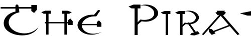 Font : RedLetter-Ex Custom Text : The Pirate Way Test your own text here Click to download or to view this font on a tshirt that can be custom printed in Bali