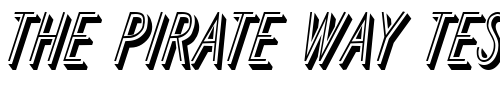 Font : Reflex-Regular-DB Custom Text : The Pirate Way Test your own text here Click to download or to view this font on a tshirt that can be custom printed in Bali