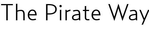 Font : Relay-Light Custom Text : The Pirate Way Test your own text here Click to download or to view this font on a tshirt that can be custom printed in Bali