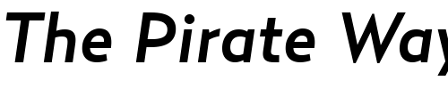 Font : Relay-MediumItalic Custom Text : The Pirate Way Test your own text here Click to download or to view this font on a tshirt that can be custom printed in Bali