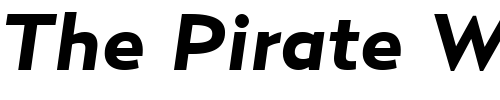 Font : RelayWide-BoldItalic Custom Text : The Pirate Way Test your own text here Click to download or to view this font on a tshirt that can be custom printed in Bali