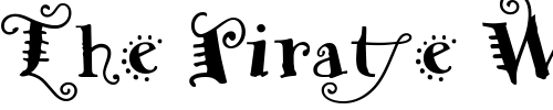 Font : RemedyDoubleExtras Custom Text : The Pirate Way Test your own text here Click to download or to view this font on a tshirt that can be custom printed in Bali
