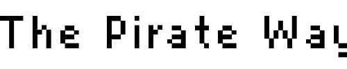 Font : Remote-SmallFlash Custom Text : The Pirate Way Test your own text here Click to download or to view this font on a tshirt that can be custom printed in Bali