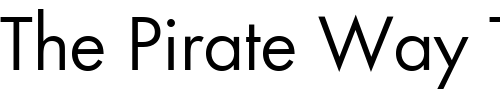 Font : RennerArchiType Custom Text : The Pirate Way Test your own text here Click to download or to view this font on a tshirt that can be custom printed in Bali