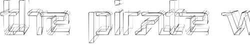 Font : Republika---Sketch Custom Text : The Pirate Way Test your own text here Click to download or to view this font on a tshirt that can be custom printed in Bali