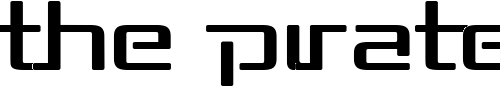 Font : Republika-II-Exp Custom Text : The Pirate Way Test your own text here Click to download or to view this font on a tshirt that can be custom printed in Bali
