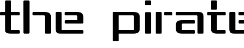 Font : Republika-IV-Exp Custom Text : The Pirate Way Test your own text here Click to download or to view this font on a tshirt that can be custom printed in Bali