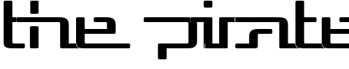 Font : Republika-V-Exp Custom Text : The Pirate Way Test your own text here Click to download or to view this font on a tshirt that can be custom printed in Bali