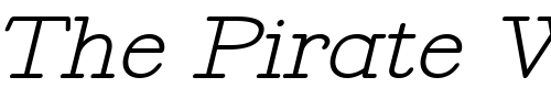 Font : Revelation-BTN-Exp-BoldOblique Custom Text : The Pirate Way Test your own text here Click to download or to view this font on a tshirt that can be custom printed in Bali