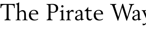 Font : Revive-565 Custom Text : The Pirate Way Test your own text here Click to download or to view this font on a tshirt that can be custom printed in Bali