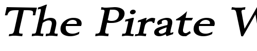 Font : Revive-8-Wide-BoldItalic Custom Text : The Pirate Way Test your own text here Click to download or to view this font on a tshirt that can be custom printed in Bali