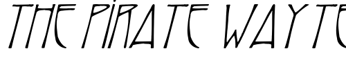 Font : ReynoldCaps-Italic Custom Text : The Pirate Way Test your own text here Click to download or to view this font on a tshirt that can be custom printed in Bali