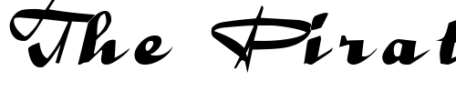 Font : RibbonsExtended-Italic Custom Text : The Pirate Way Test your own text here Click to download or to view this font on a tshirt that can be custom printed in Bali