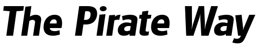 Font : RichardBecker-Bold-Italic Custom Text : The Pirate Way Test your own text here Click to download or to view this font on a tshirt that can be custom printed in Bali
