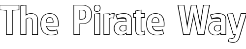 Font : RichardBeckerOutline-Medium-Regular Custom Text : The Pirate Way Test your own text here Click to download or to view this font on a tshirt that can be custom printed in Bali