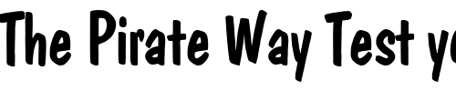 Font : Rob-Levy-Casual Custom Text : The Pirate Way Test your own text here Click to download or to view this font on a tshirt that can be custom printed in Bali