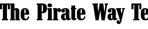 Font : RobertBecker-Heavy Custom Text : The Pirate Way Test your own text here Click to download or to view this font on a tshirt that can be custom printed in Bali