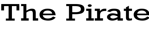 Font : RocklandExtended Custom Text : The Pirate Way Test your own text here Click to download or to view this font on a tshirt that can be custom printed in Bali