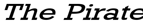Font : RocklandExtended-Italic Custom Text : The Pirate Way Test your own text here Click to download or to view this font on a tshirt that can be custom printed in Bali