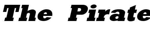 Font : Rockney-Extrabold-Italic Custom Text : The Pirate Way Test your own text here Click to download or to view this font on a tshirt that can be custom printed in Bali