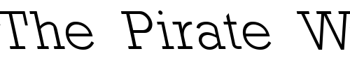 Font : RockneyLeftyLight-Regular Custom Text : The Pirate Way Test your own text here Click to download or to view this font on a tshirt that can be custom printed in Bali