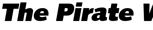 Font : RogerBecker-Heavy-Italic Custom Text : The Pirate Way Test your own text here Click to download or to view this font on a tshirt that can be custom printed in Bali