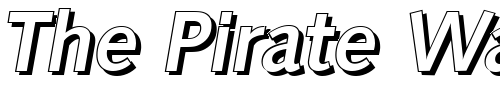 Font : RogerBeckerShadow-Medium-Italic Custom Text : The Pirate Way Test your own text here Click to download or to view this font on a tshirt that can be custom printed in Bali