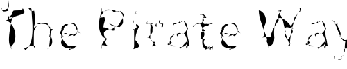 Font : Rännskita Custom Text : The Pirate Way Test your own text here Click to download or to view this font on a tshirt that can be custom printed in Bali