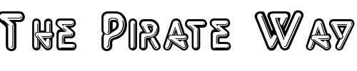 Font : ff10b Custom Text : The Pirate Way Test your own text here Click to download or to view this font on a tshirt that can be custom printed in Bali