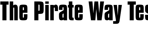 Font : font100 Custom Text : The Pirate Way Test your own text here Click to download or to view this font on a tshirt that can be custom printed in Bali