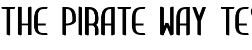 Font : ft19-Condensed-Regular Custom Text : The Pirate Way Test your own text here Click to download or to view this font on a tshirt that can be custom printed in Bali