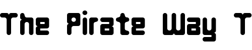 Font : ft45 Custom Text : The Pirate Way Test your own text here Click to download or to view this font on a tshirt that can be custom printed in Bali