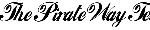 Font : ft64 Custom Text : The Pirate Way Test your own text here Click to download or to view this font on a tshirt that can be custom printed in Bali