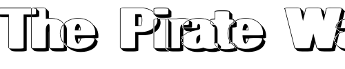 Font : geometric-RegularShadow Custom Text : The Pirate Way Test your own text here Click to download or to view this font on a tshirt that can be custom printed in Bali