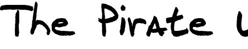 Font : j Custom Text : The Pirate Way Test your own text here Click to download or to view this font on a tshirt that can be custom printed in Bali