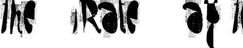 Font : moskito-screen Custom Text : The Pirate Way Test your own text here Click to download or to view this font on a tshirt that can be custom printed in Bali