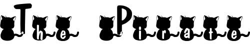Font : nekoFont Custom Text : The Pirate Way Test your own text here Click to download or to view this font on a tshirt that can be custom printed in Bali