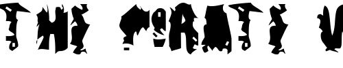 Font : pUNKASSBLEED Custom Text : The Pirate Way Test your own text here Click to download or to view this font on a tshirt that can be custom printed in Bali