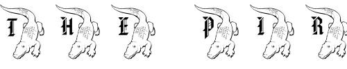 Font : pf_aligator2 Custom Text : The Pirate Way Test your own text here Click to download or to view this font on a tshirt that can be custom printed in Bali