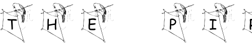 Font : pf_birdkite Custom Text : The Pirate Way Test your own text here Click to download or to view this font on a tshirt that can be custom printed in Bali