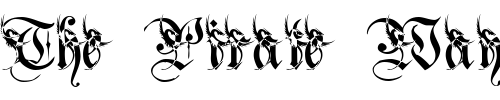 Font : pf_dragon_Magdeburg Custom Text : The Pirate Way Test your own text here Click to download or to view this font on a tshirt that can be custom printed in Bali