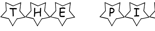 Font : pf_five-pointed-star Custom Text : The Pirate Way Test your own text here Click to download or to view this font on a tshirt that can be custom printed in Bali