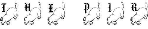 Font : pf_mole Custom Text : The Pirate Way Test your own text here Click to download or to view this font on a tshirt that can be custom printed in Bali