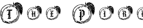 Font : pf_peach Custom Text : The Pirate Way Test your own text here Click to download or to view this font on a tshirt that can be custom printed in Bali