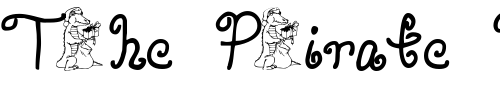 Font : pf_xmas_gator Custom Text : The Pirate Way Test your own text here Click to download or to view this font on a tshirt that can be custom printed in Bali