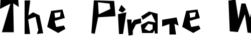 Font : poo Custom Text : The Pirate Way Test your own text here Click to download or to view this font on a tshirt that can be custom printed in Bali