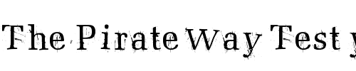 Font : postnuclear Custom Text : The Pirate Way Test your own text here Click to download or to view this font on a tshirt that can be custom printed in Bali