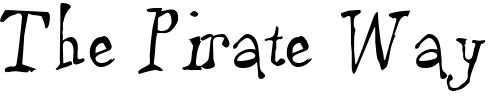 Font : puppetFace Custom Text : The Pirate Way Test your own text here Click to download or to view this font on a tshirt that can be custom printed in Bali
