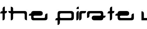 Font : radar Custom Text : The Pirate Way Test your own text here Click to download or to view this font on a tshirt that can be custom printed in Bali